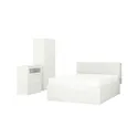 IKEA BRIMNES БРІМНЕС, меблі д / спальні, компл із 3 предм, білий, 140x200 см 794.876.49 фото thumb №1