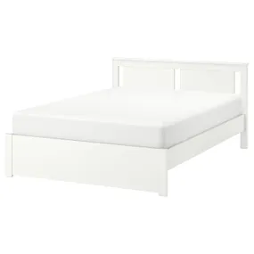 IKEA SONGESAND СОНГЕСАНД, каркас ліжка, білий/Лейрсунд, 140x200 см 892.412.80 фото