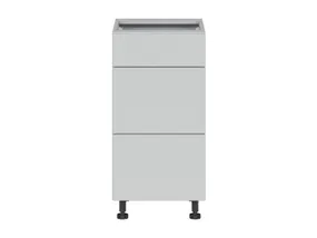 BRW Кухонный базовый шкаф Top Line 40 см с ящиками светло-серый матовый, греноловый серый/светло-серый матовый TV_D3S_40/82_2SMB/SMB-SZG/BRW0014 фото