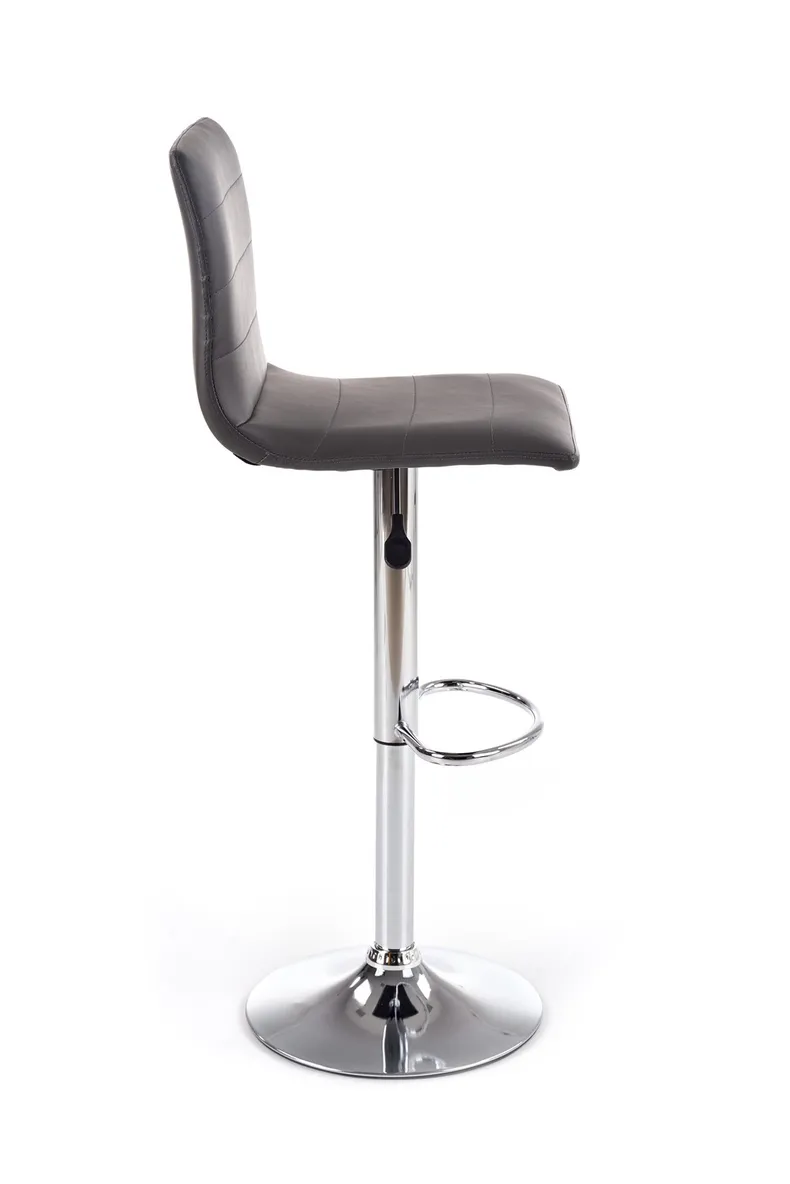 Барный стул HALMAR H21, экокожа: серый фото №2