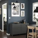 IKEA BESTÅ БЕСТО, комб для хран с дверц / ящ, 120x42x74 см 995.080.52 фото thumb №2