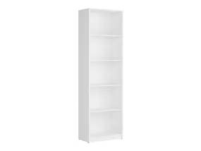 BRW книжкова шафа Nepo Plus 60 см з 4 полицями біла, білий REG/60-BI фото