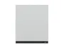 Кухонный шкаф BRW Top Line 60 см с вытяжкой правый светло-серый матовый, греноловый серый/светло-серый матовый TV_GOO_60/68_P_FL_BRW-SZG/BRW0014/CA фото
