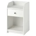 IKEA HAUGA ХАУГА, тумба прикроватная, белый, 40x36 см 004.889.63 фото thumb №1