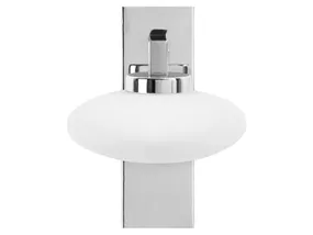 BRW Розумний настінний світлодіодний світильник для ванної кімнати Orbis з Wi-Fi сріблясто-білий 085978 фото
