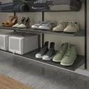 IKEA BOAXEL БОАКСЕЛЬ, полка для обуви, антрацит, 60x40 см 805.756.02 фото thumb №2
