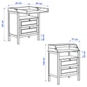 IKEA SUNDVIK СУНДВИК, пеленальный стол / комод, белый 004.973.40 фото thumb №4