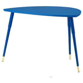 IKEA LÖVBACKEN ЛЕВБАККЕН, журнальний столик, синій, 77x39 см 905.570.99 фото