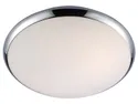 BRW Пластиковий плафон для ванної кімнати Kreo на 2 точки білий/сріблястий 084004 фото thumb №1