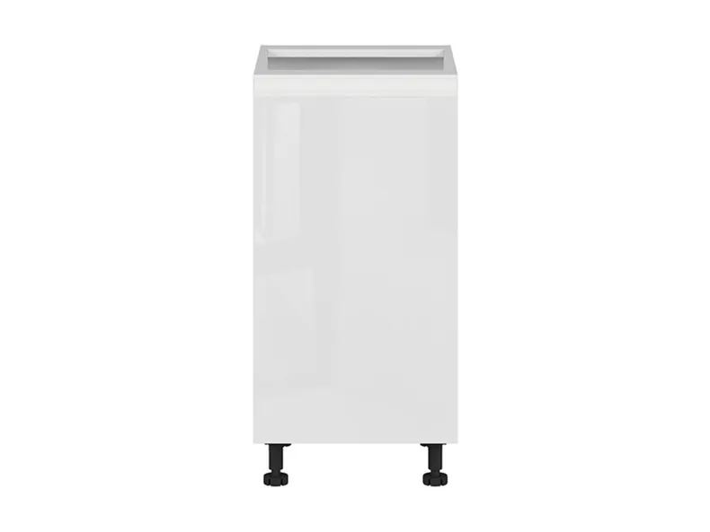BRW Базовый шкаф для кухни Sole 45 см правый белый глянец, альпийский белый/глянцевый белый FH_D_45/82_P-BAL/BIP фото №1