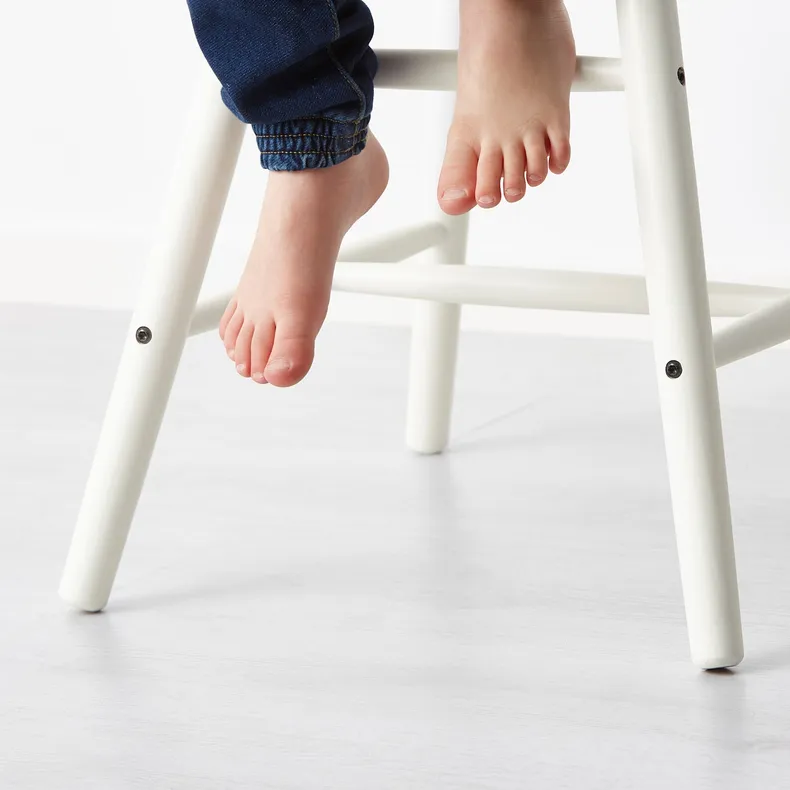 IKEA AGAM АГАМ, стілець дитячий, білий 902.535.35 фото №8