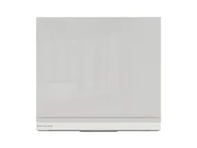 BRW Верхний шкаф для кухни Sole 60 см с вытяжкой светло-серый глянец, альпийский белый/светло-серый глянец FH_GOO_60/50_O_FL_BRW-BAL/XRAL7047/BI фото