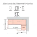 BRW Ирис правый угловой кухонный шкаф бохо зеленый строит угловой 110x65 см, бохо зеленый матовый/дуб гикори FB_DNW_110/82/65_P/B-DHI/ZIBM фото thumb №4