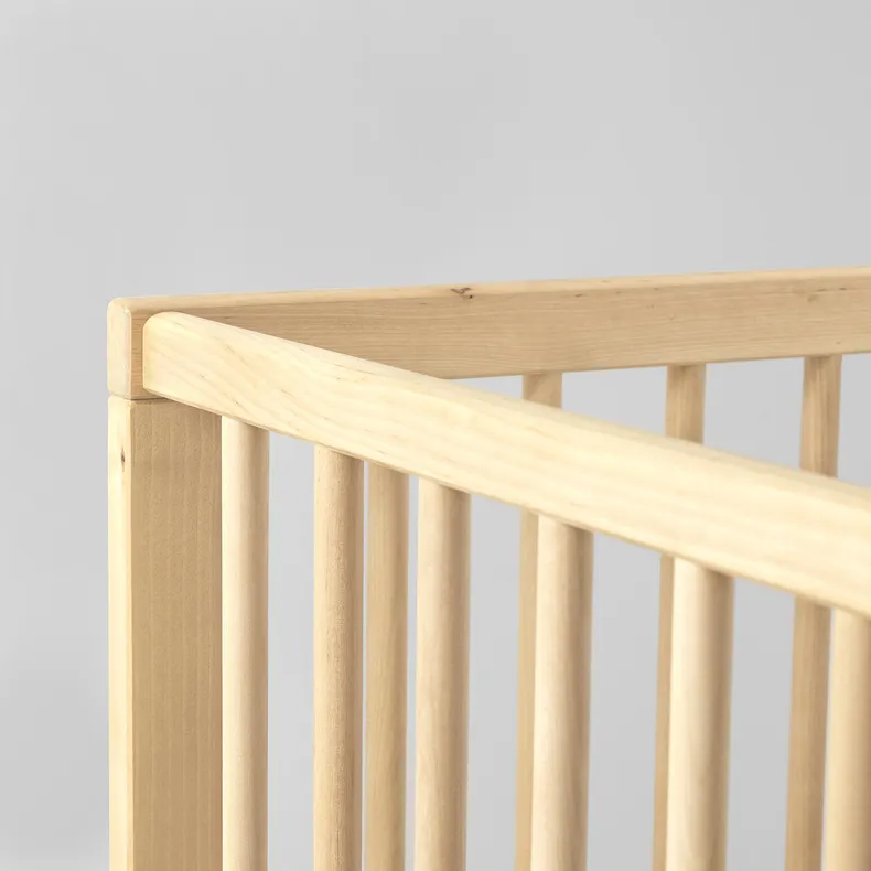 IKEA GULLIVER ГУЛЛІВЕР, ліжко для немовлят, береза, 60x120 см 405.497.47 фото №6