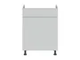 BRW Кухонная мойка Top Line 60 см с выдвижным ящиком светло-серая матовая, греноловый серый/светло-серый матовый TV_DKS_60/82_SMB/B-SZG/BRW0014 фото