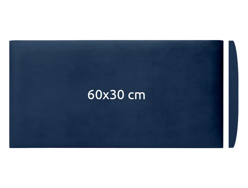 BRW мягкая прямоугольная панель 60x30 см серая 081228 фото №3