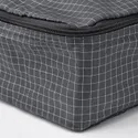 IKEA RENSARE РЕНСАРЕ, сумка для одягу набір 3 предмети, картатий візерунок/сірий чорний 304.325.02 фото thumb №2