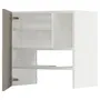 IKEA METOD МЕТОД, настінн шаф д / витяжки з полиц / дверц, білий / стенсундський бежевий, 60x60 см 295.053.49 фото