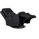 Масажне крісло MEBEL ELITE BOX 2, тканина: чорний фото thumb №15
