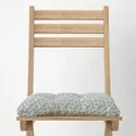 IKEA KLÖSAN КЛЕСАН, подушка на стілець, для вулиці, синій, 36x32 см 005.487.83 фото thumb №3