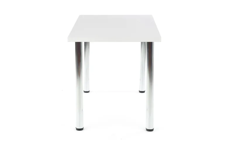 Кухонний стіл HALMAR MODEX 120x68 см колір стільниці - білий, ніжки - хром фото №2