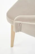Кухонний стілець HALMAR TOLEDO 2 дуб медовий/бежевий фото thumb №5