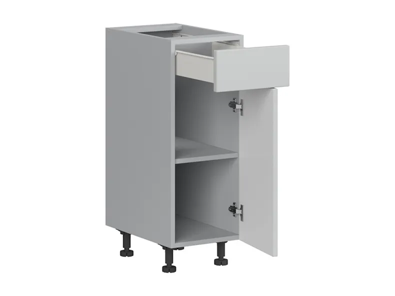 BRW Кухонный базовый шкаф Top Line 30 см правый с выдвижным ящиком светло-серый матовый, греноловый серый/светло-серый матовый TV_D1S_30/82_P/SMB-SZG/BRW0014 фото №3