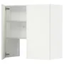 IKEA METOD МЕТОД, настінн шаф д / витяжки з полиц / дверц, білий / ВАЛЛЬСТЕНА білий, 80x80 см 295.073.05 фото