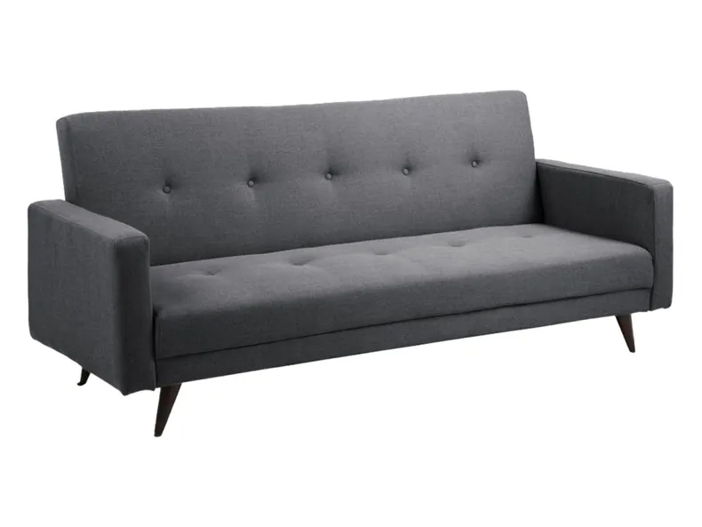 BRW Тримісний розкладний диван Leconi темно-сіра тканина SO-LECONI-3F--BASEL_19 фото №1