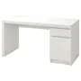 IKEA MALM МАЛЬМ, письмовий стіл, білий, 140x65 см 602.141.59 фото