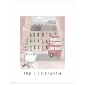 IKEA BILD БІЛЬД, постер, ілюстрація, Велика Британія, 40x50 см 105.816.25 фото