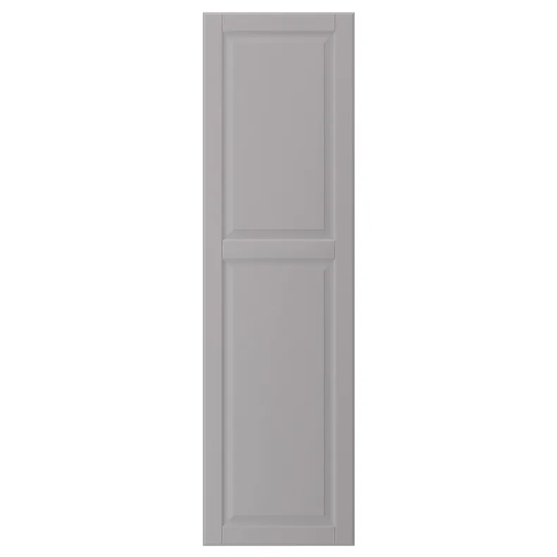 IKEA BODBYN БУДБИН, дверь, серый, 40x140 см 402.210.33 фото №1