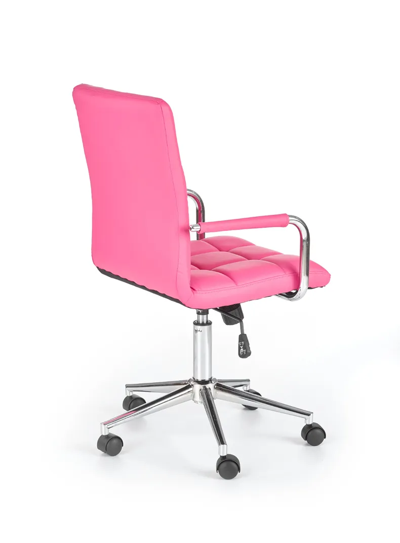 Крісло комп'ютерне офісне обертове HALMAR GONZO 2, рожевий фото №2