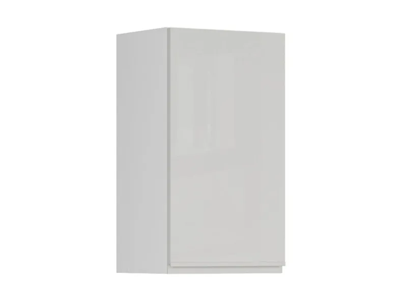 BRW Верхний кухонный шкаф Sole 40 см левый светло-серый глянец, альпийский белый/светло-серый глянец FH_G_40/72_L-BAL/XRAL7047 фото №2