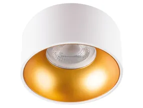BRW Алюминиевый потолочный светильник Mini Riti белого и золотого цвета 086805 фото