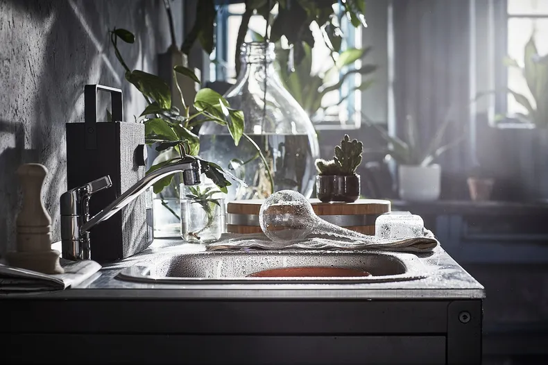 IKEA GRILLSKÄR ГРІЛЛЬШЕР, мийка з тумбами кухон/шафа д/вулиці, нержавіюча сталь, 172x61 см 194.965.43 фото №5