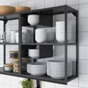 IKEA ENHET ЕНХЕТ, кухня, антрацит / білий, 163x63.5x222 см 993.372.82 фото thumb №9