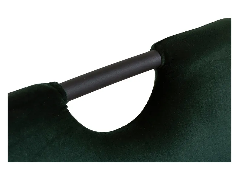 BRW Кресло с велюровой обивкой Eriz с ручкой темно-зеленое, темно-зеленый/черный DUBLIN_DARK_GREEN_19 фото №6