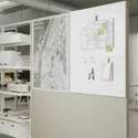 IKEA MITTZON МІТТЗОН, акустичний екран д / каркас з коліщ, Gunnared бежевий, 85x205x50 см 205.286.37 фото thumb №3