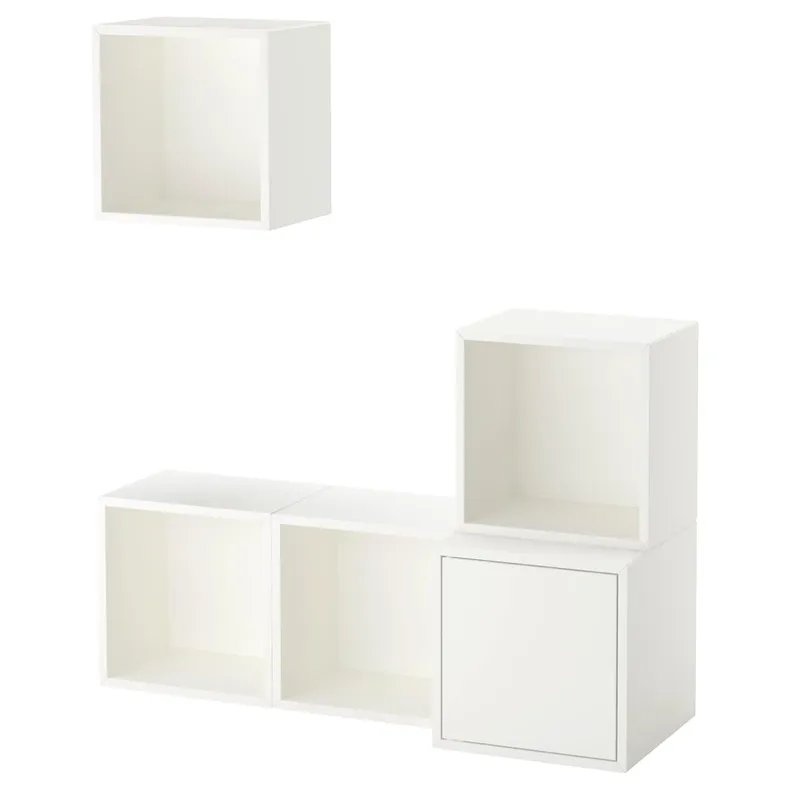 IKEA EKET ЭКЕТ, комбинация настенных шкафов, белый, 105x35x120 см 892.225.02 фото №1