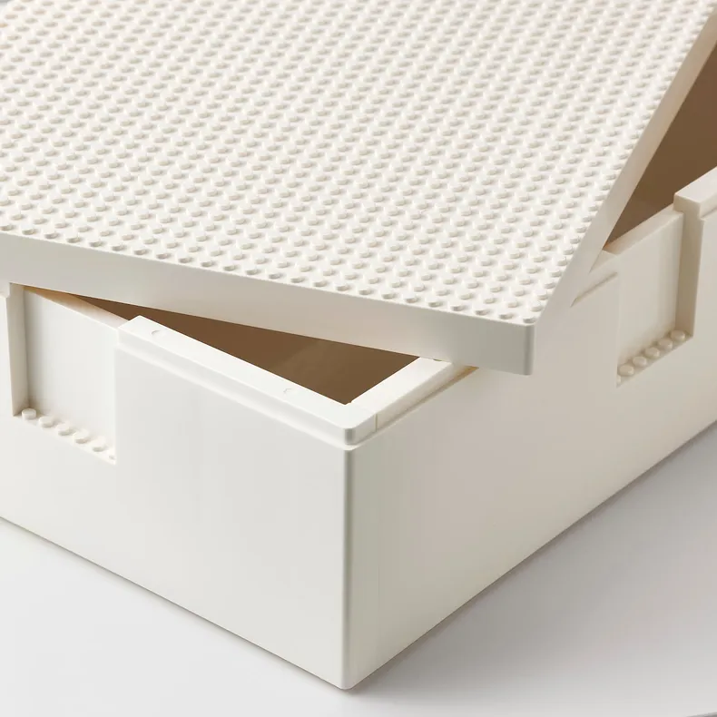 IKEA BYGGLEK БЮГГЛЕК, LEGO® контейнер с крышкой, 35x26x12 см 103.542.08 фото №4