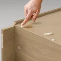 IKEA BILLY БІЛЛІ, книжкова шафа з дверцятами, імітувати. дуб, 80x30x202 см 995.631.33 фото thumb №5