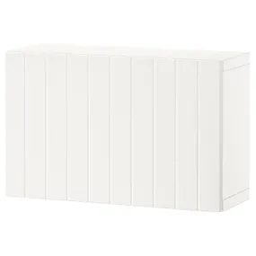 IKEA BESTÅ БЕСТО, секція полиць із дверцятами, білий/Суттервікен білий, 60x22x38 см 894.249.63 фото