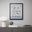 IKEA BILD БІЛЬД, постер, Шпалери з бутонами троянд, 40x50 см 004.360.21 фото thumb №2