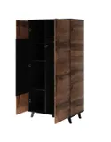 Шкаф для одежды HALMAR RANDOM S-1 90x55 см дуб вотан/черный фото thumb №6