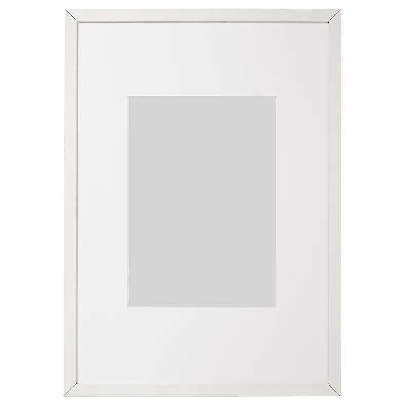 IKEA LOMVIKEN ЛОМВІКЕН, рамка, білий, 21x30 см 604.193.92 фото №1