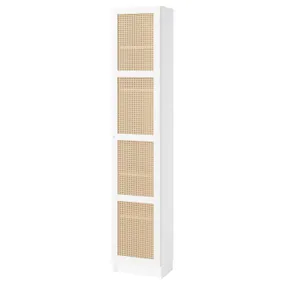IKEA BILLY БІЛЛІ / HÖGADAL ХЕГАДАЛ, книжкова шафа з дверцятами, білий, 40x30x202 см 295.624.91 фото