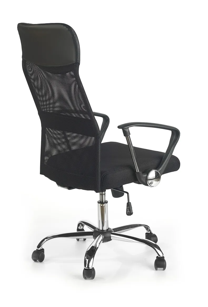 Крісло комп'ютерне офісне обертове HALMAR VIRE чорний фото №2