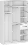 Модульна гардеробна система HALMAR FLEX - корпус k7 150x54 см білий фото