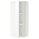 IKEA METOD МЕТОД, навесной шкаф с полками, белый / Рингхульт белый, 40x100 см 694.561.82 фото thumb №1